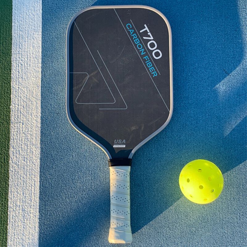 T700 Raw Carbon Fiber Pickleball Paddle - 16"x7.75"